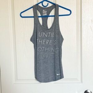 Nike Gray Dri-FIT Tank Top - Size XS